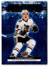 Connor Bedard 2023-24 Upper Deck Dazzlers Blue Rookie #DZ-79 Chicago Blackhawks