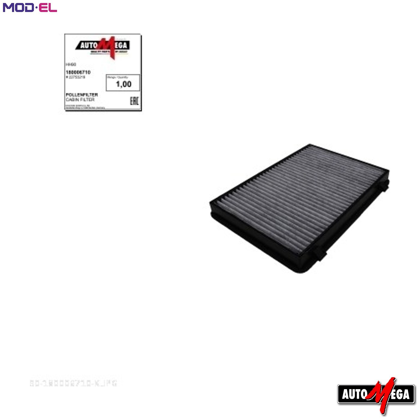 FILTER CABIN AIR 180006710 FOR CHEVROLET OPEL LE5 2.4L LD9 2.4L LNQ 2.2L 4cyl