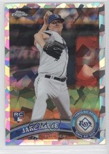 2011 Topps Chrome Atomic Refractor 174/225 Jake McGee #181 0o0
