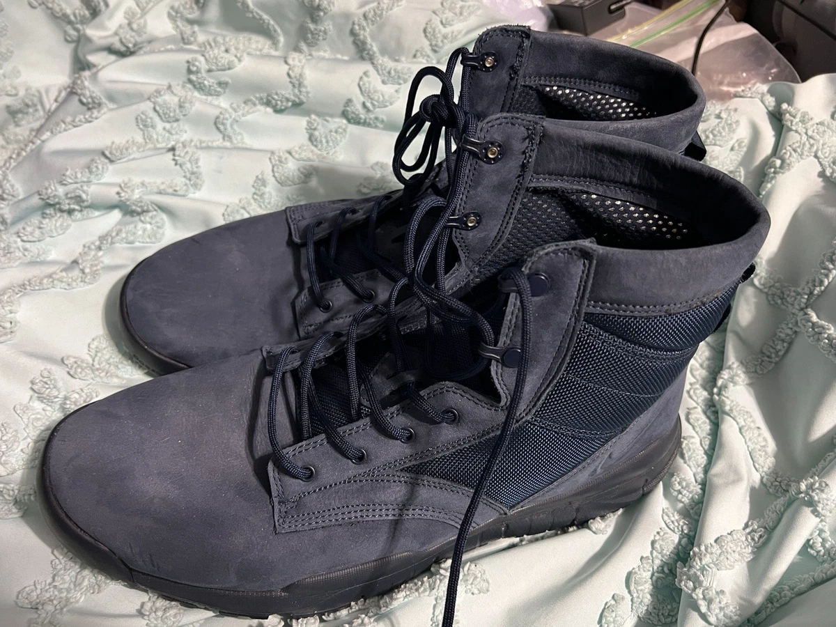 Nike Leather Upper Blue Boots for Men for Sale | Shop New  display picture 3