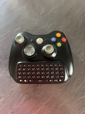 Microsoft Xbox 360 Wireless Controller & Chatpad Schwarz