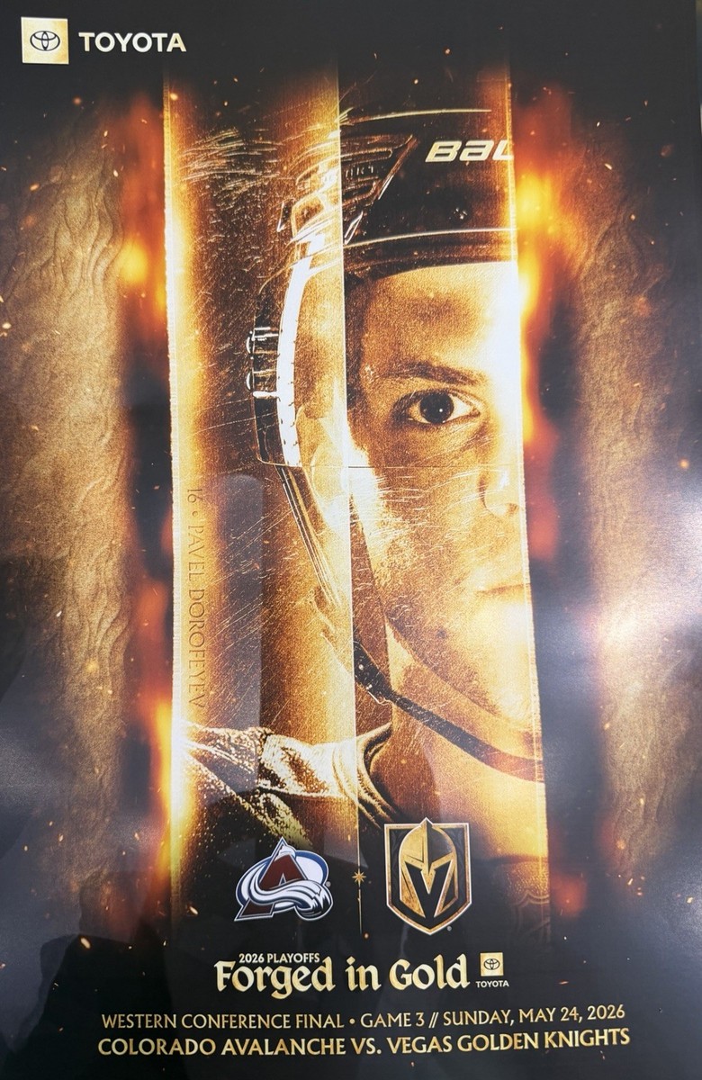 VEGAS GOLDEN KNIGHTS 2026 STANLEY CUP PLAYOFFS POSTER AND RALLY