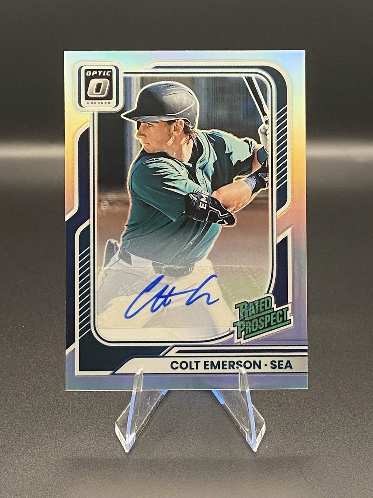 2026 Panini Donruss Optic Baseball - Colt Emerson Prospect #165 Auto Holo (AU)
