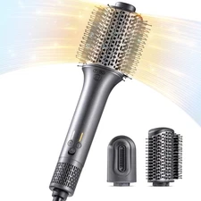 TYMO Hair Dryer Brush Blow Dryer Brush in One, Hot Air Brushes with 3 Barrels...