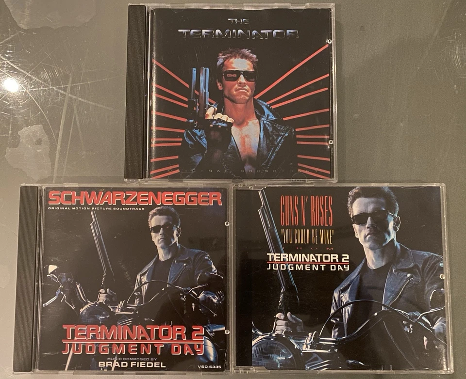 Terminator 1 - 5 Blu Ray + 3 x org. Sountrack CD - Bild 4 von 4