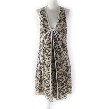 Stella McCartney Ladies Long Dress Unused Silk Floral Sleeveless Multicolor 40