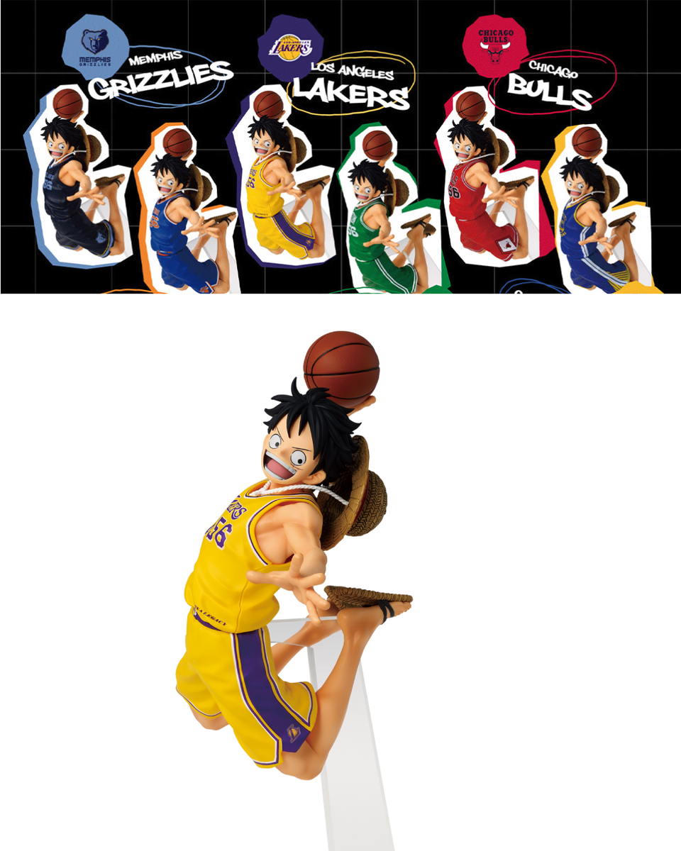 ONE PIECE ×NBA MASTER STARS PIECE THE MONKEY.D.LUFFY LOS ANGELES