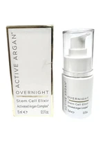 Active Argan Overnight Stem Cell Elixir 0.5fl.oz  /  15ml New Sealed