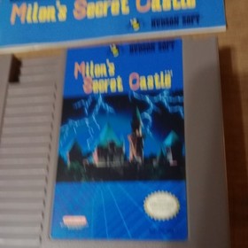 Milon's Secret Castle (Nintendo NES, 1988) Authentic Cartridge & Manual