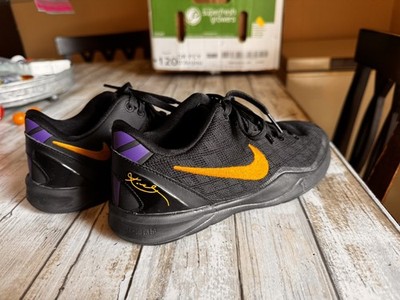 Nike Kobe 8 Protro Lakers Away Youth Size 1Y Basketball Athletic Shoe FN0267-002