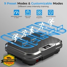 AoraPulse Vibration Plate Exercise Machine Weight Loss Full Body Workout 400 Lbs