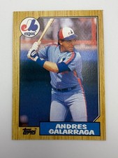 #272 Andres Galarraga [Rookie] Expos 1987 Topps Baseball Card NM. rookie card picture