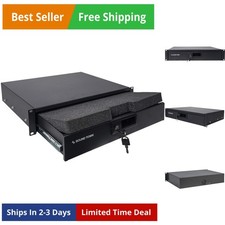 19-inch 2U Locking Rack Drawer, with Protection Foam STRD-2D