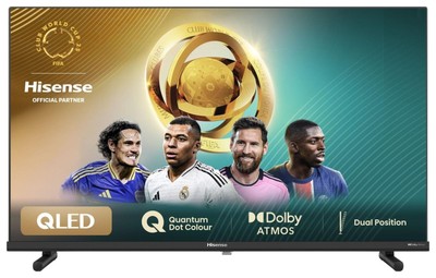 Hisense 32A5NQ QLED 81,3 cm (32 Zoll) Fernseher Full HD VESA 100 x 200 mm