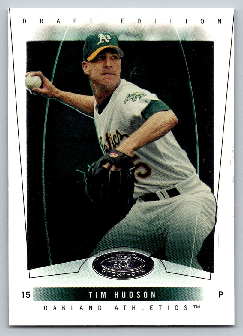 2004 Fleer Hot Prospects Draft Edition #33 Tim Hudson Oakland Athletics