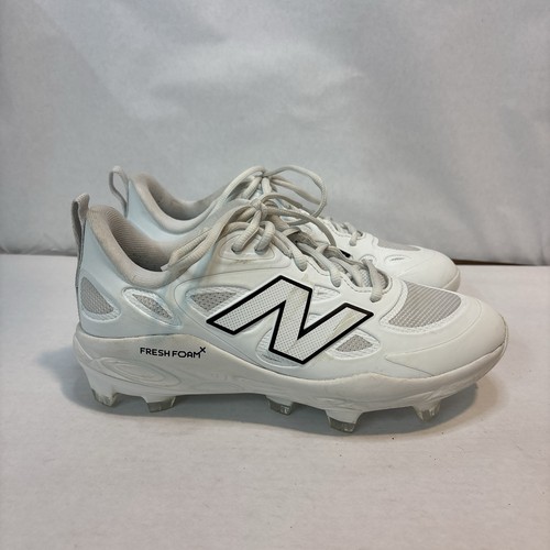 New Balance Fresh Foam X Velo v4 Molded Softball Cleats White US 8.5 - Picture 3 of 12
