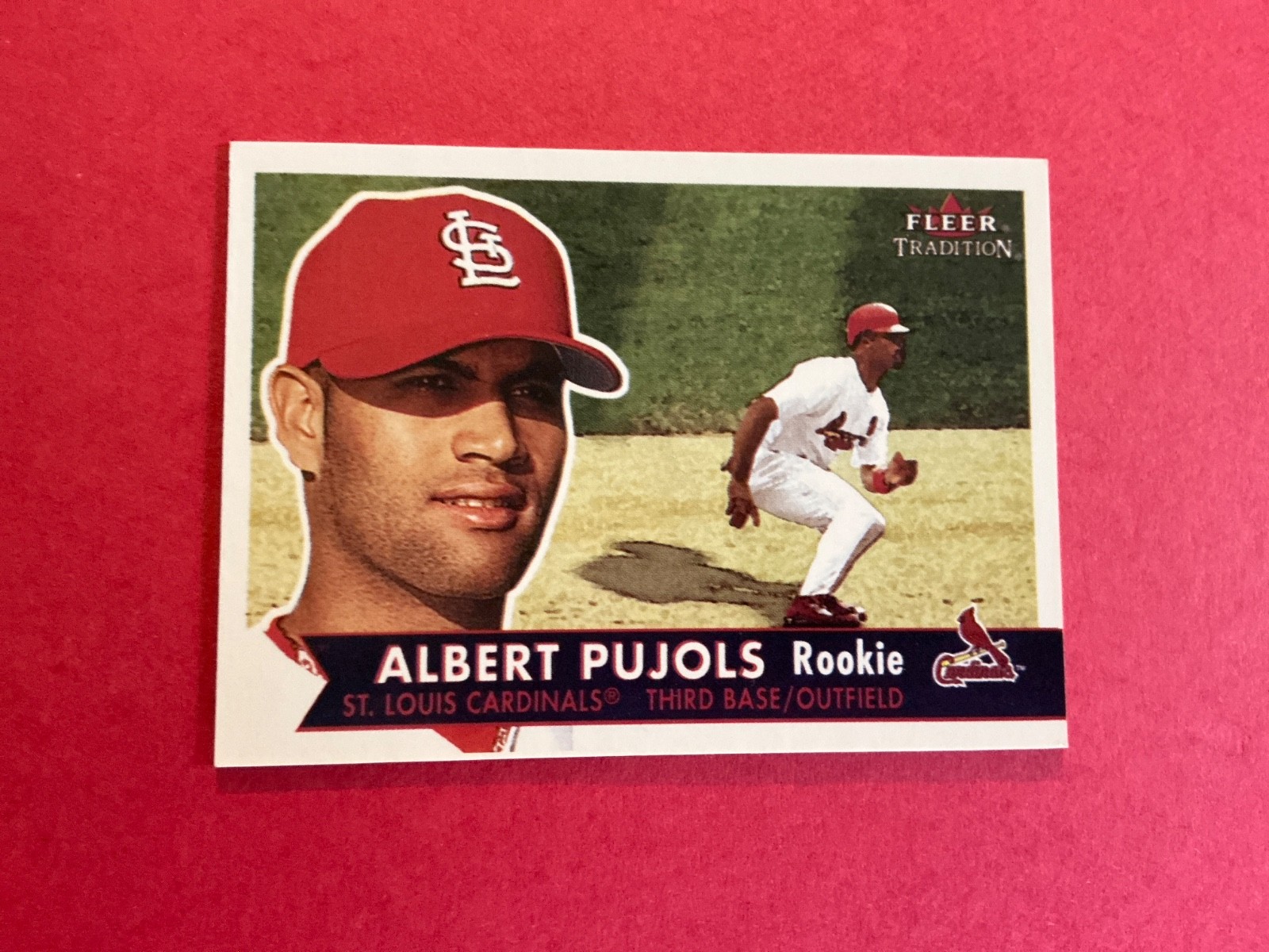 阿形　2001 Fleer EX #131  Alberto Pujols 2001 Fleer EX Albert Pujols RC 5/499 Rare Rookie Card #131