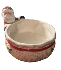 Harry & David Santa Claus Candy Bowl 