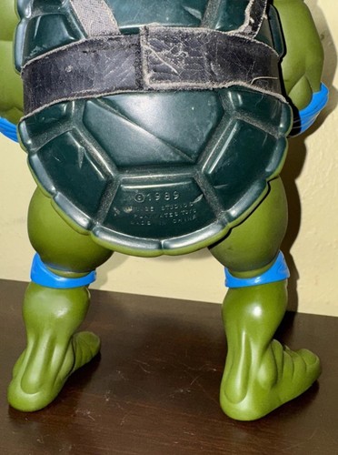 TMNT 1989 Giant Leonardo 13" Large Figure Vintage Teenage Mutant Ninja Turtles - Picture 4 of 7