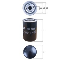 Kraftstofffilter Mahle KC 184 Filter