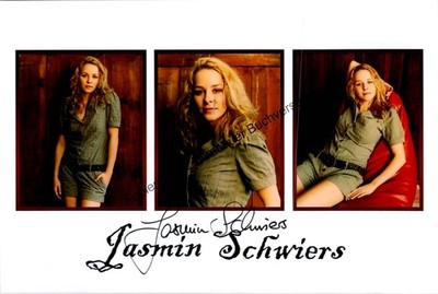 Original Autogramm Jasmin Schwiers /// Autograph signiert signed signee S 325083