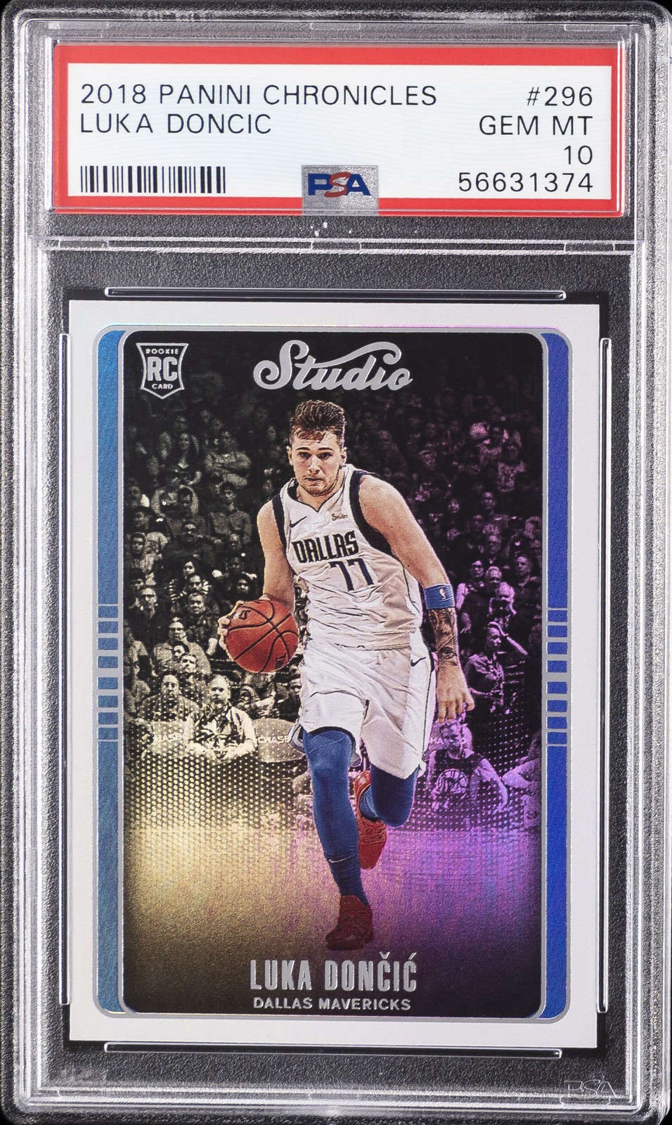 2018 PANINI CHRONICLES #296 LUKA DONCIC PSA 10