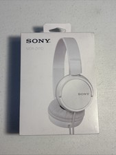 Sony MDR-ZX110 Ear-Pad On the Ear Headband Headphones - White