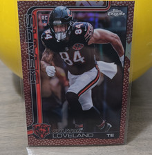 2025 Topps Chrome Colston Loveland Pigskin Rookie Chicago Bears #345