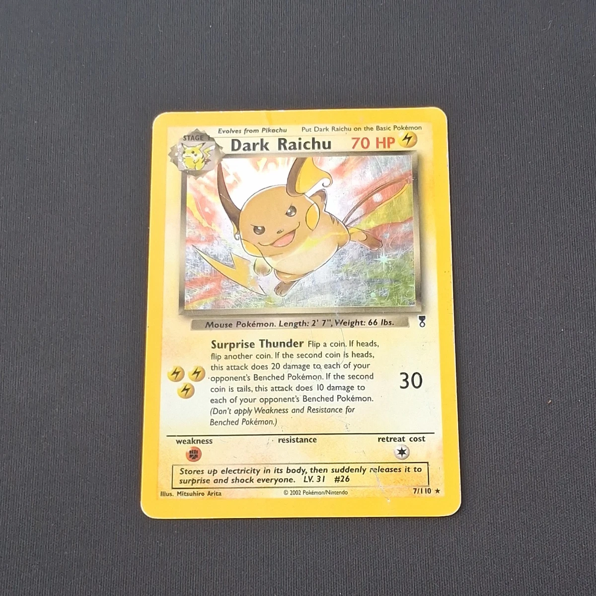 Dark Raichu 7/110 Legendary Collection for sale | eBay