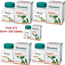 5 Packs X Himalaya Herbal HADJOD 60 Tablets, Bone and Joints Wellness Free Ship