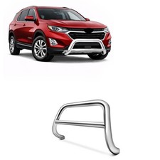 Black Horse A Bar Sport Push Bar No Skid Stainless Fits 18-24 Chevrolet Equinox