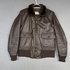 Vintage Flight Jacket Mens USN G-1 Leather MI...