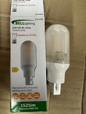 Bell Lighting 12w LED PL Retrofit Lamp G24d/Gx24q 2 &4Pin Replaces 26w CFL 60452