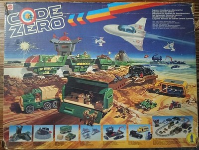 Mattel / Bluebird Code Zero Supreme Headquarters Monorail Set 1980s