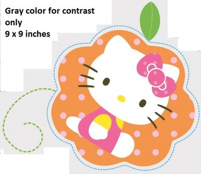 Hello Kitty Decal Wall Art Decor Sanrio Peel Stick Wallpaper Sticker Vinyl Cling