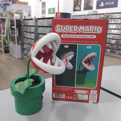 PALADONE SUPER MARIO PIRANHA PLANT POSABLE LAMPE 20 CM *NEU*