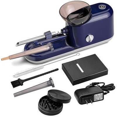 Upgraded Electric Pre Roll Machine + Grinder + Case