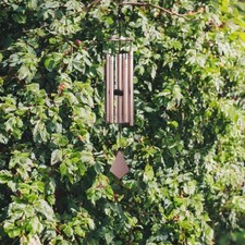 36"Long Tuned Pink Metal Wind Chime Ornament Home Decor Unique