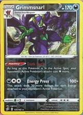 Grimmsnarl Reverse Holo Rare - 125/163 - Rebel Clash Pokemon 2020