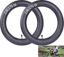 2.50-10 Dirt Bike Replacement Inner Tubes Compatible with Honda Crf50 /Xr50, Suz