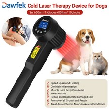 3W LLLT Light Device Cold Laser Therapy for Dogs Horse And Humans Pain Relief DA