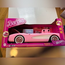 Barbie Hot Wheels RC Corvette from The Movie, Full-Function Remote-Control Toy