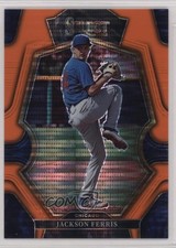 2023 Panini Select Premier Level Neon Orange Pulsar Prizm 6/8 Jackson Ferris ms9