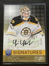 Tim Thomas 2008-09 Upper Deck Be A Player Signatures Auto Gold /15 RARE Bruins!