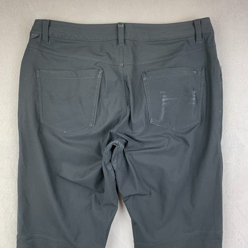 Lululemon Mens 32 Black Chino ABC Pant Classic Tapered Warpstreme Slim Fit 32x31 - Picture 7 of 11
