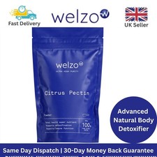 Welzo Citrus Pectin Powder | 100% Plant-Based | Detox & Immune Support | 455g