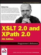 XSLT 2.0 AND XPATH 2.0 PROGRAMMER'S REFERENCE By Michael Kay - Hardcover *VG+*