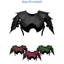 Vintage Leather Gladiator Viking Knight Shoulder Armor Cosplay Costume