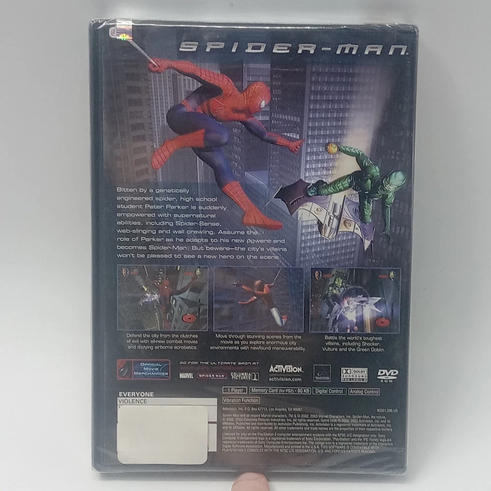 Человек-паук Playstation 2 PS2 лучшие хиты совершенно новый в заводской упаковке - Изображение 2 из 4