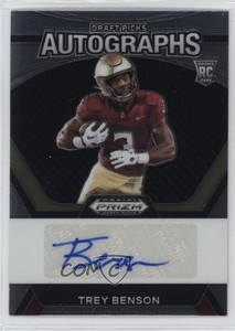 2024 Panini Prizm Draft Picks Trey Benson #DPA-TBN Rookie Auto RC